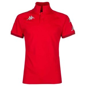 Kappa Caldes Short Sleeve Polo Shirt Rojo S Hombre