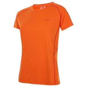 Trangoworld Zeya Short Sleeve T-shirt Naranja XS Mujer