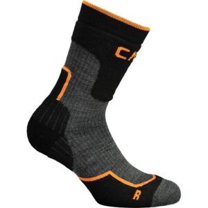 Cmp Trekking Wool Mid 3i49174 Socks Negro,Gris EU 28-30 Niño