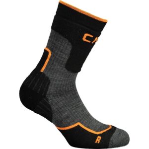 Cmp Trekking Wool Mid 3i49177 Socks Negro,Gris EU 46-48 Hombre
