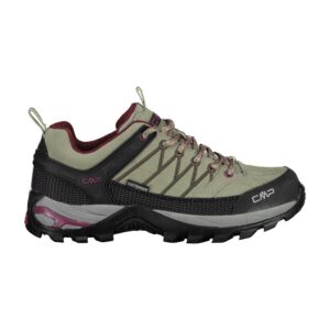Cmp Rigel Low Wp 3q13246 Hiking Shoes Verde EU 37 Mujer