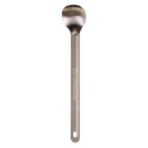 Lifeventure Titanium Long Handled Spoon Plateado