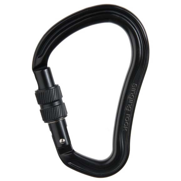 Singing Rock Hector Screw-lock Snap Hook Negro
