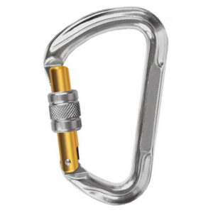 Singing Rock Via Ferrata Lock Snap Hook Dorado,Plateado