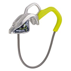 Edelrid Mega Jul Slate Belay Device Verde,Plateado