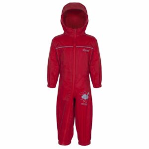 Regatta Puddle Iv Suit Rojo 24 Months-3 Years