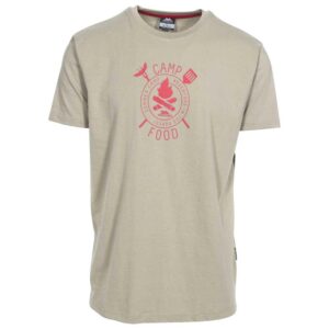 Trespass Adder Short Sleeve T-shirt Beige 2XS Hombre