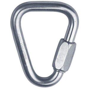 Singing Rock Mallon Big Delta Snap Hook Plateado