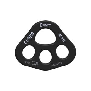 Singing Rock Multi-anchor Plate 1/3 Negro