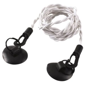 Easycamp Elastic Washing Line Blanco,Negro