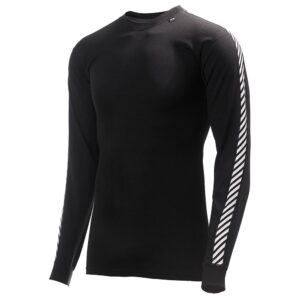 Helly Hansen Dry Stripe Crew Long Sleeve Base Layer Negro M Hombre