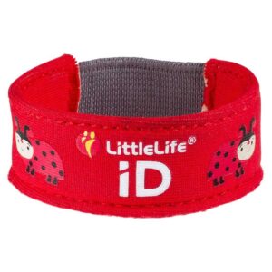 Littlelife Ladybird Child Id Bracelet Rojo