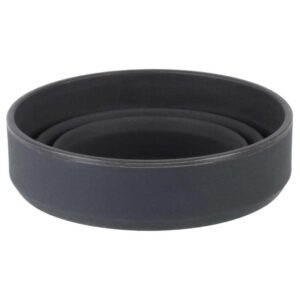 Lifeventure Silicone Ellipse Flexi Mug Negro