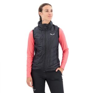 Salewa Ortles Hybrid Tirolwool Celliant Vest Negro XL Mujer