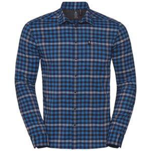 Odlo Fairview Long Sleeve Shirt Azul M Hombre