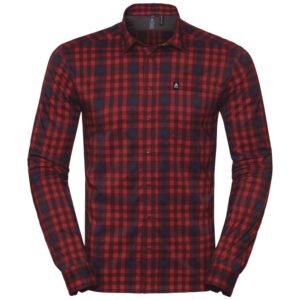 Odlo Fairview Long Sleeve Shirt Rojo S Hombre