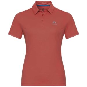 Odlo Kumano Short Sleeve Polo Shirt Rosa 2XS Mujer