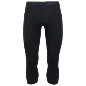 Icebreaker 200 Oasis Merino 3/4 Leggings Negro S Hombre