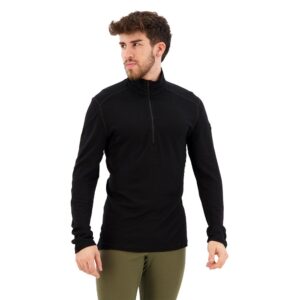 Icebreaker 260 Tech Merino Base Layer Negro S Hombre