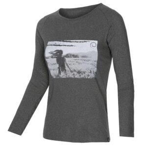 Trangoworld Jara Long Sleeve T-shirt Negro XS Mujer