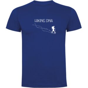 Kruskis Hikking Dna Short Sleeve T-shirt Azul 3XL Hombre