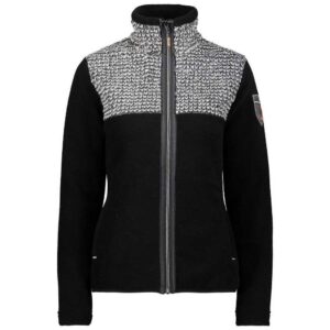 Cmp Jacket 38m3576 Fleece Negro 3XL Mujer