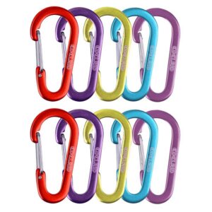 Edelrid Micro 3 Farbig Snap Hook 10 Units Multicolor
