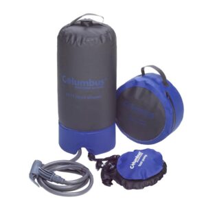 Columbus Shower With Foot Pump 10l Azul,Gris