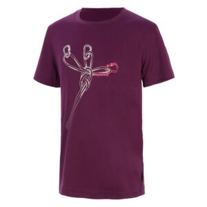 Trangoworld Sangons Short Sleeve T-shirt Lila 4 Years