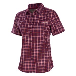 Trangoworld Lenes Short Sleeve Shirt Lila L Mujer