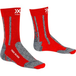 X-socks Silver Socks Rojo,Gris EU 42-44 Hombre