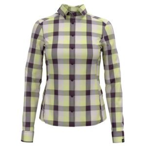 Odlo Kumano Check Long Sleeve Shirt Gris XL Mujer