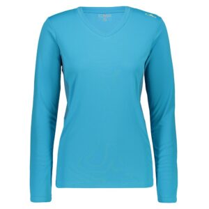Cmp 39t7066 Long Sleeve T-shirt Azul L Mujer