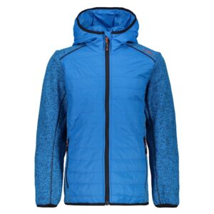 Cmp 39h5324 Jacket Hybrid Hooded Fleece Azul 5 Years