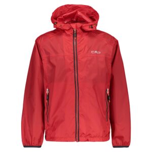 Cmp Rain Fix Hood 3x57624 Jacket Rojo 4 Years Niño
