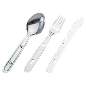Ferrino Cutlery Set 3 Units Plateado