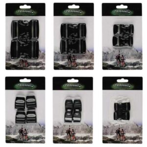 Ferrino Snap Buckle 50 Mm 2 Units Negro