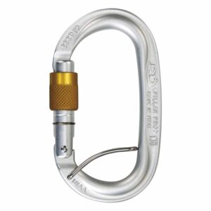 Climbing Technology Pillar Pro Sgl Snap Hook Dorado,Plateado