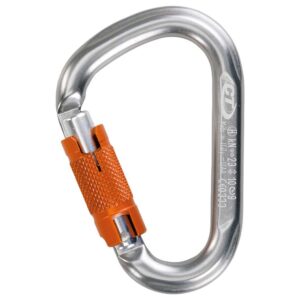 Climbing Technology Snappy Wg Anodized Snap Hook Naranja,Plateado