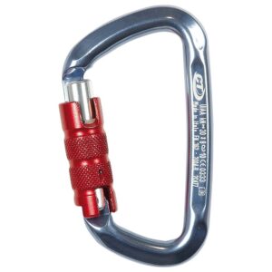 Climbing Technology D-shape Tg Snap Hook Rojo,Plateado