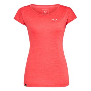 Salewa Puez Melange Dryton Short Sleeve T-shirt Rojo L Mujer