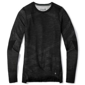 Smartwool Intraknit Merino 200 Crew Base Layer Negro M Mujer
