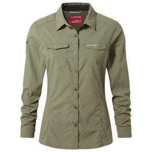 Craghoppers Nosilife Adventure Ii Long Sleeve Shirt Verde 10 Mujer