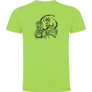 Kruskis Old Track Short Sleeve T-shirt Verde 3XL Hombre