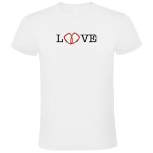 Kruskis Love Short Sleeve T-shirt Blanco M Hombre