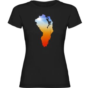 Kruskis Climber Dream Short Sleeve T-shirt Negro 2XL Mujer