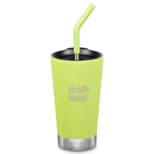 Klean Kanteen Insulated Tumbler 473ml Straw Lid Thermo Verde