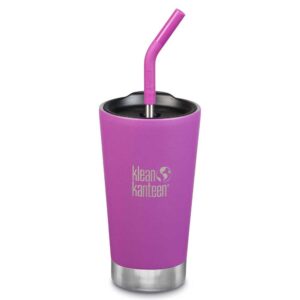 Klean Kanteen Insulated Tumbler 473ml Straw Lid Thermo Lila
