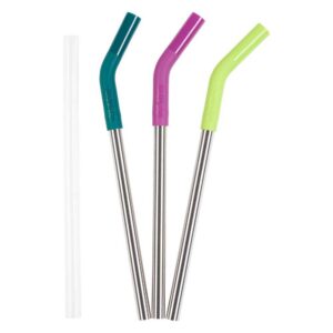 Klean Kanteen Straw-3 Pack 10 Mm Multicolor 3 Units