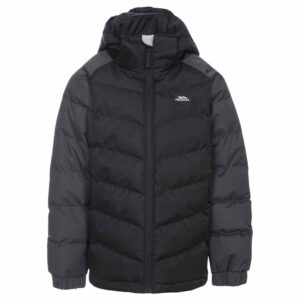Trespass Sidespin Jacket Negro,Gris 9-10 Years Niño